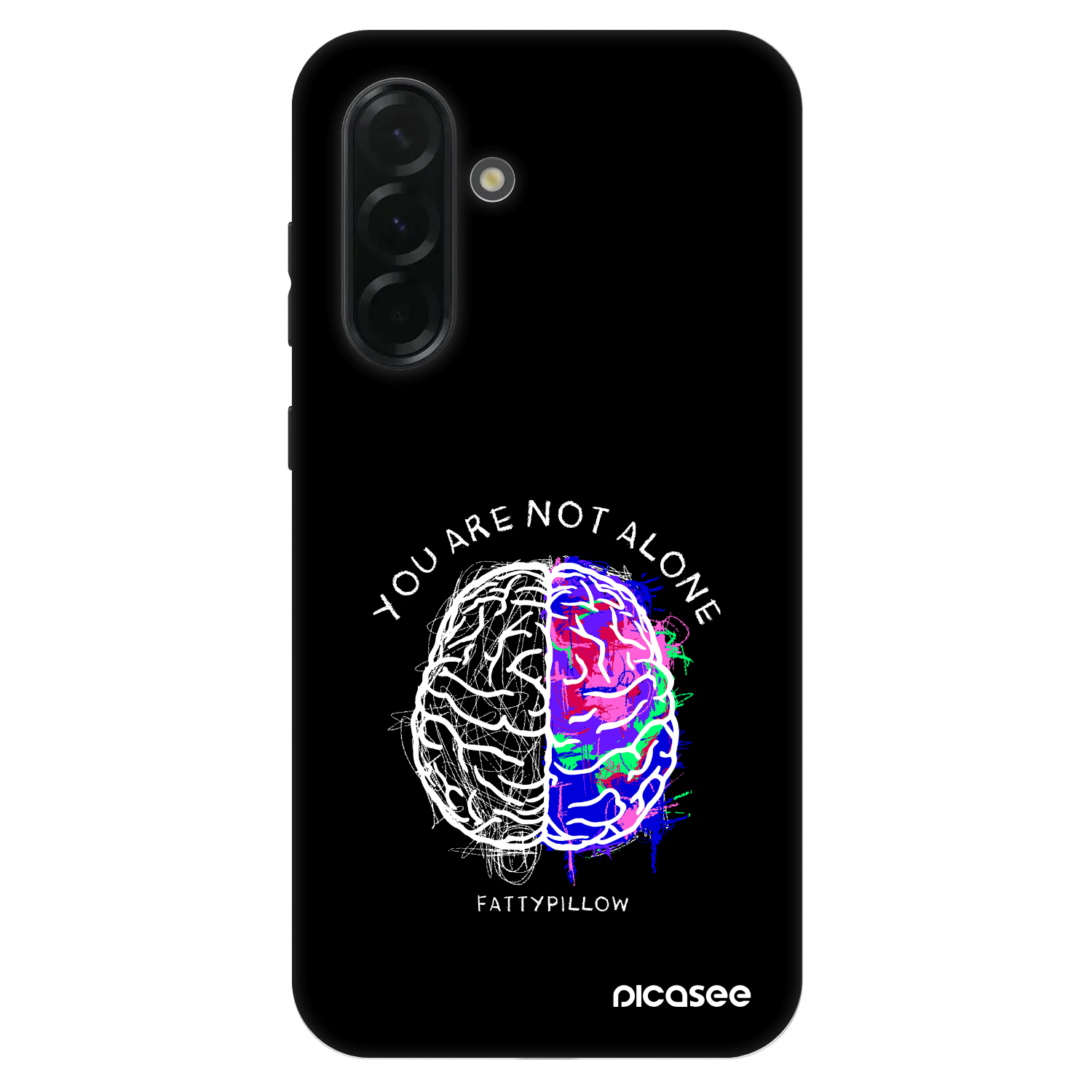 Picasee Fashion Case pre Samsung Galaxy A36 5G - Brain - White