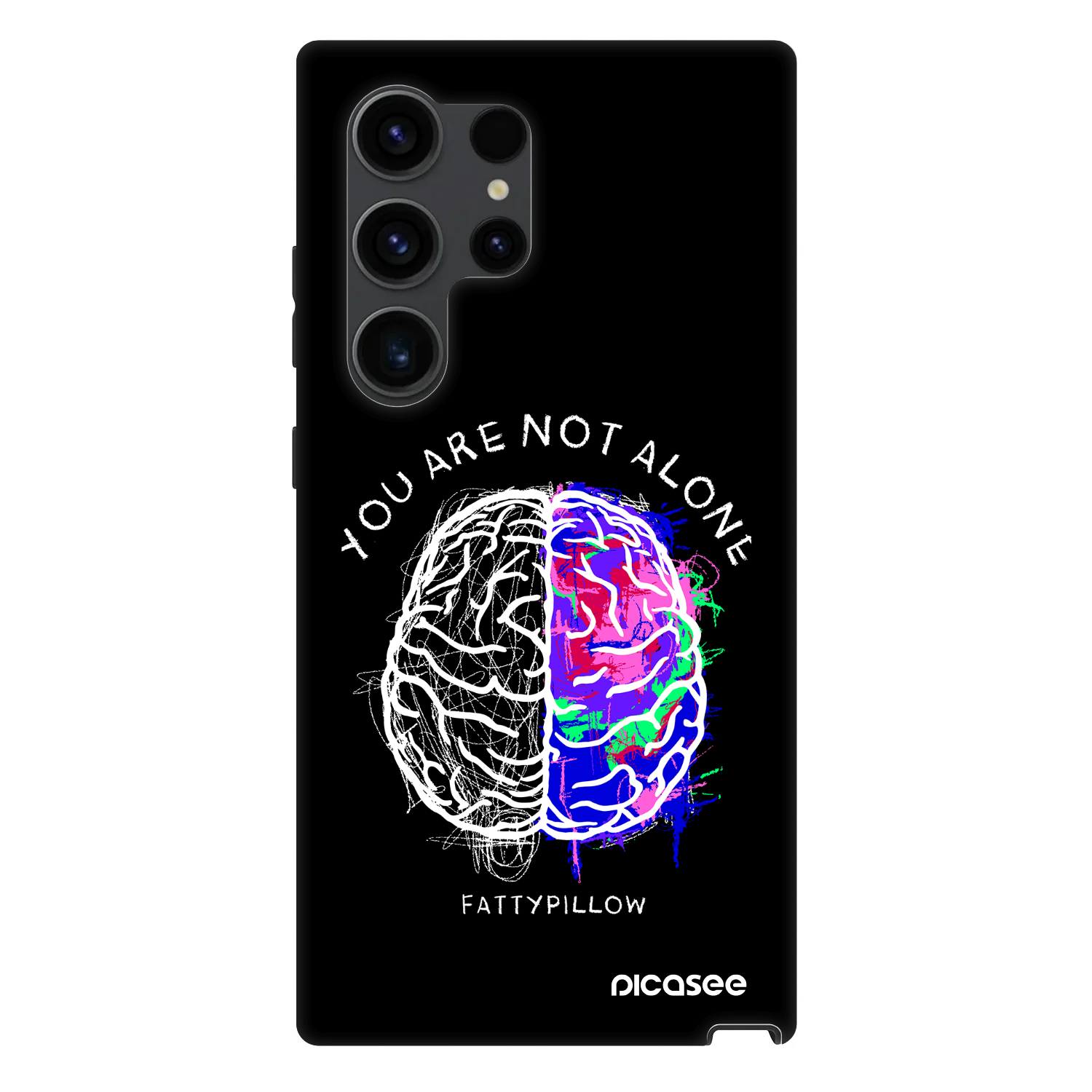 Fashion Case PowerShare pro Samsung Galaxy S24 Ultra S928B 5G - Brain - White