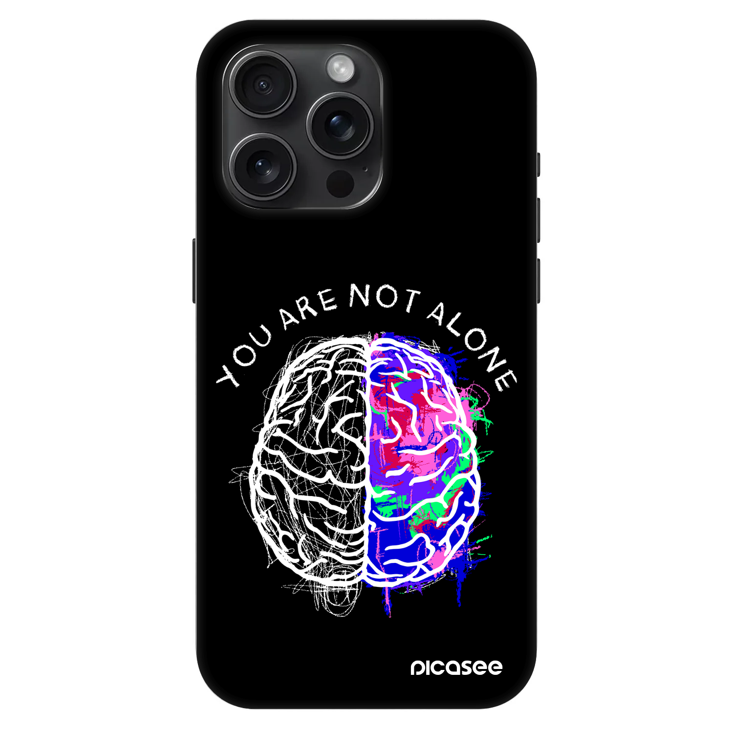 Fashion Case MagSafe pre Apple iPhone 15 Pro Max - Brain - White
