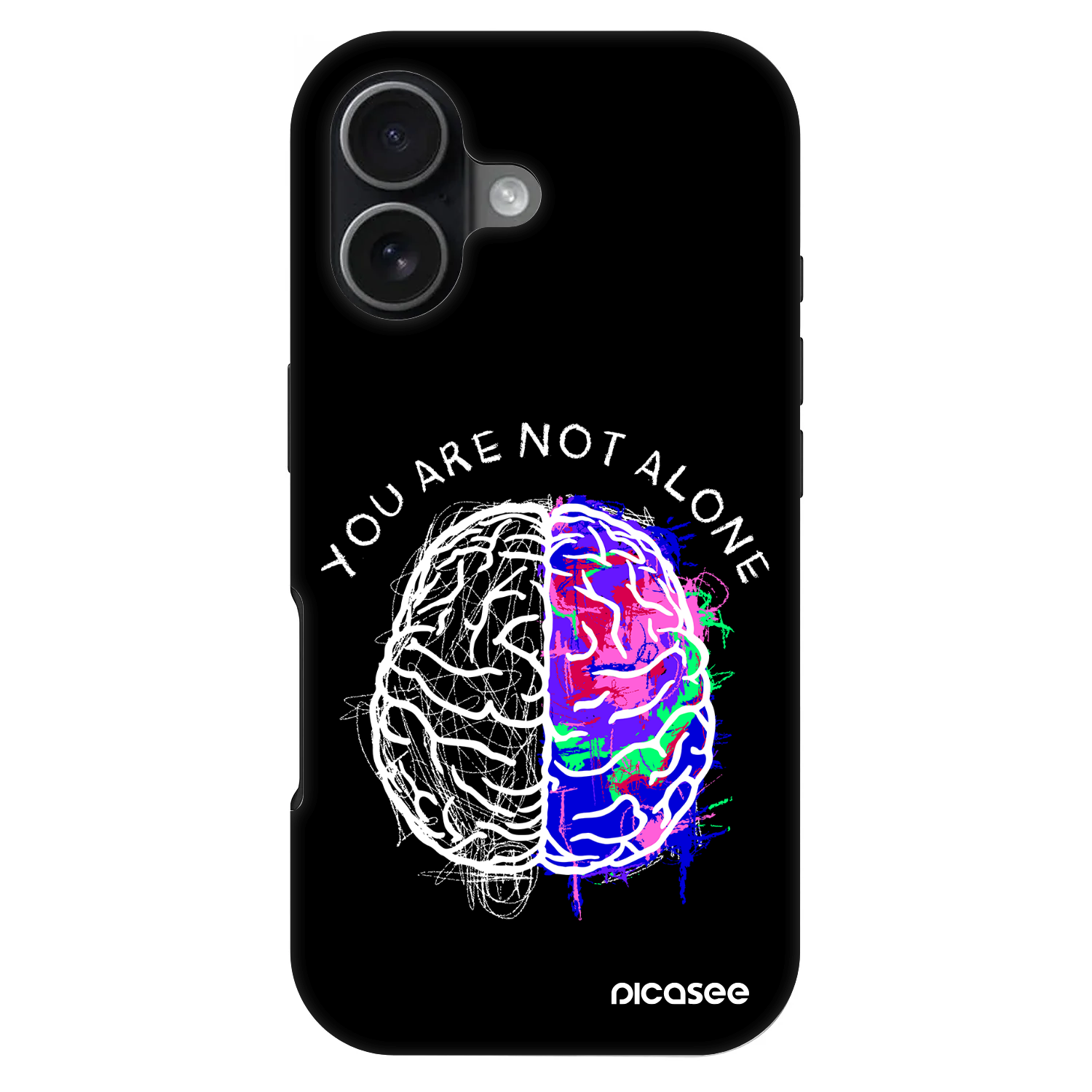 Picasee Fashion Case MagSafe pre Apple iPhone 17 - Brain - White