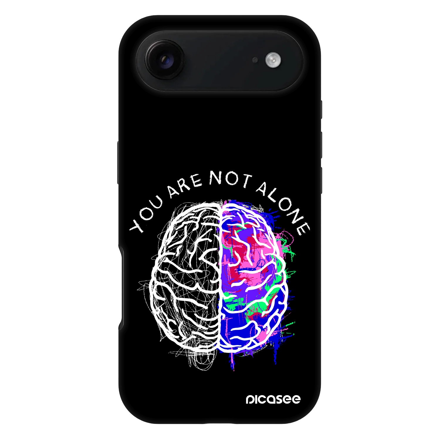 Picasee Fashion Case MagSafe pre Apple iPhone Air - Brain - White
