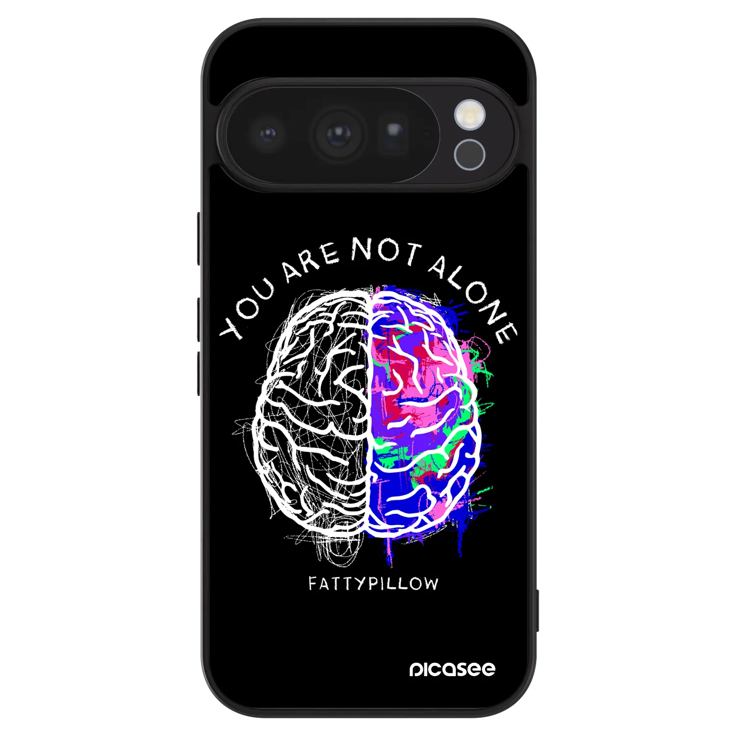 Picasee ULTIMATE CASE pro Google Pixel 10 Pro - Brain - White