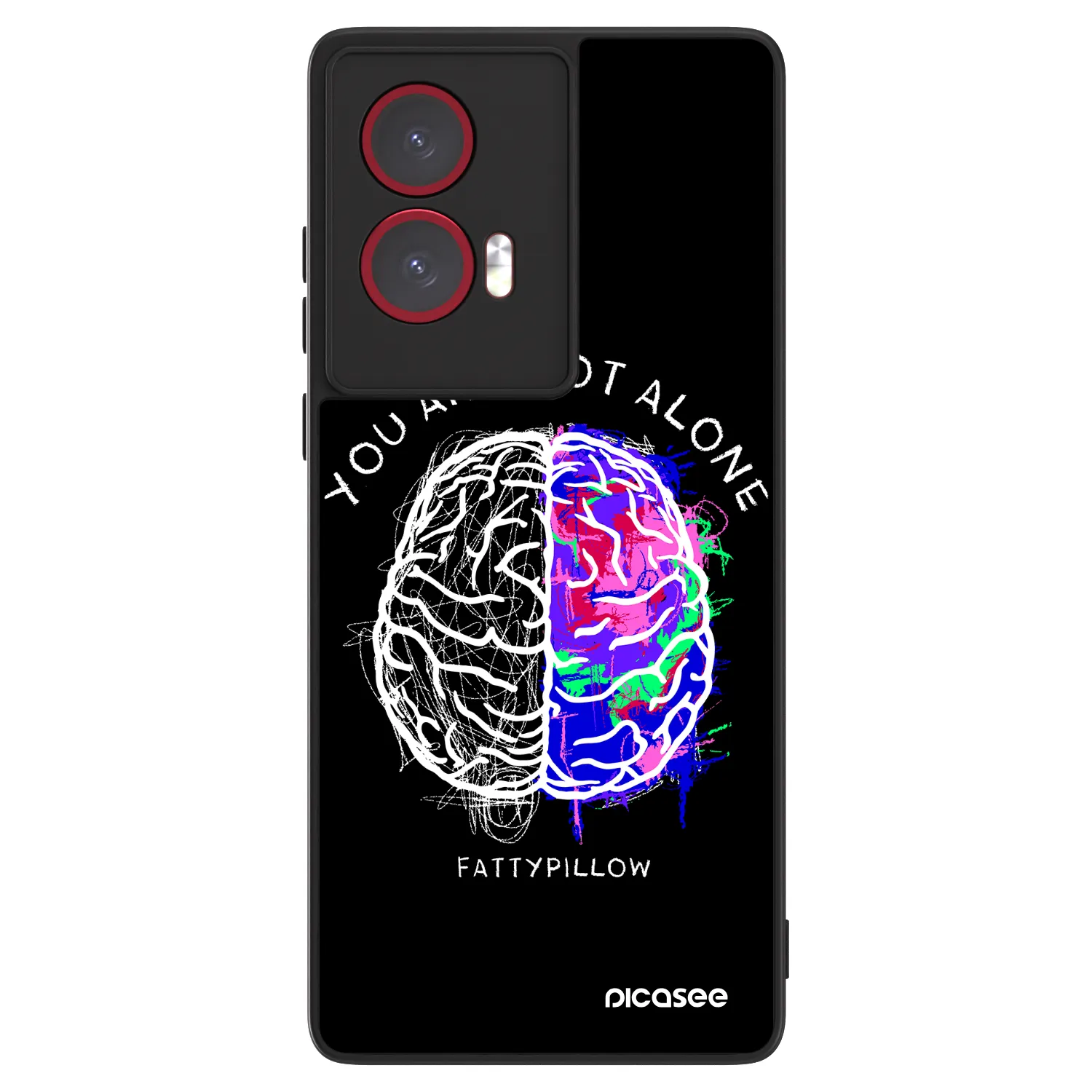 ULTIMATE CASE pro Motorola Edge 50 Fusion - Brain - White