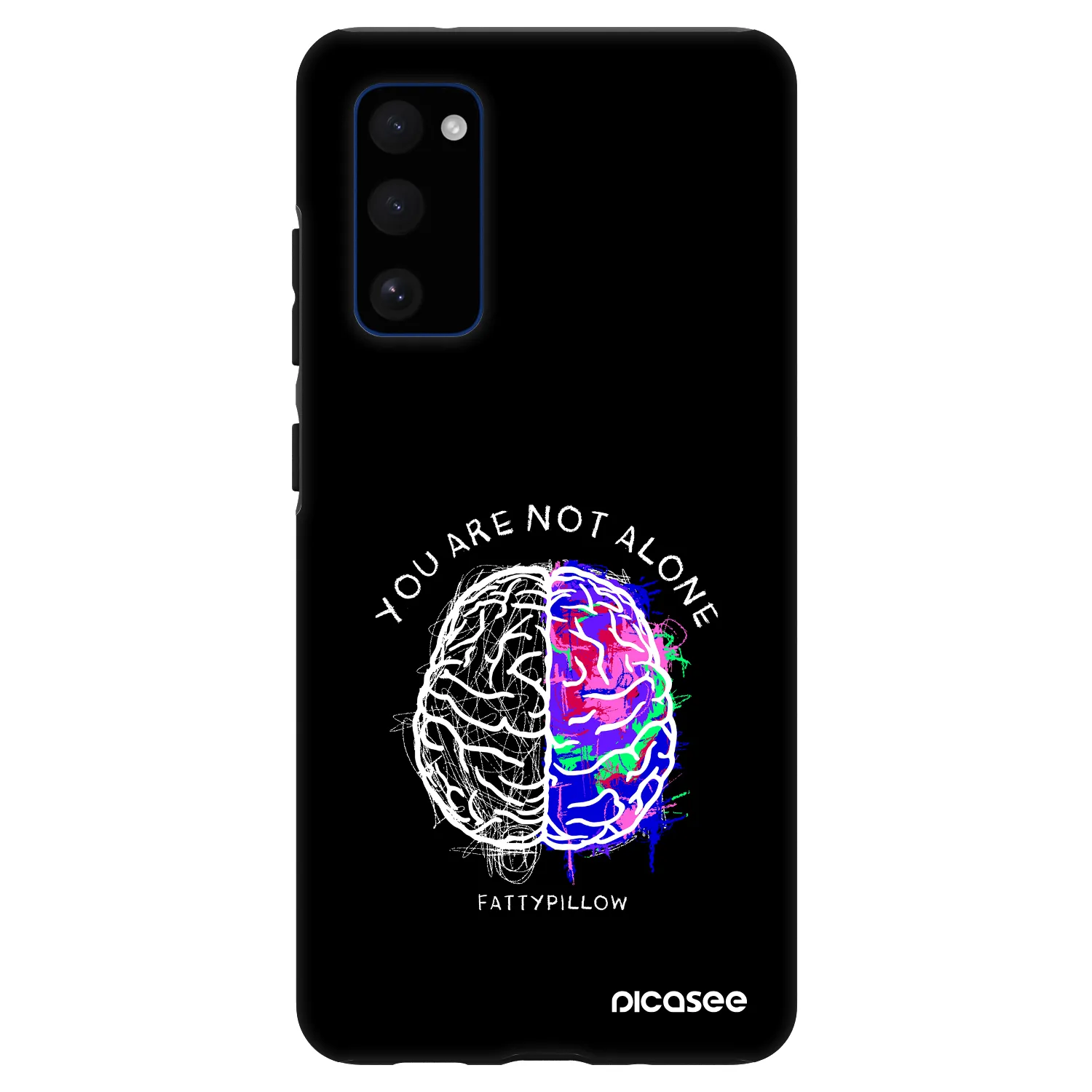 Picasee Fashion Case pre Samsung Galaxy S20 FE - Brain - White