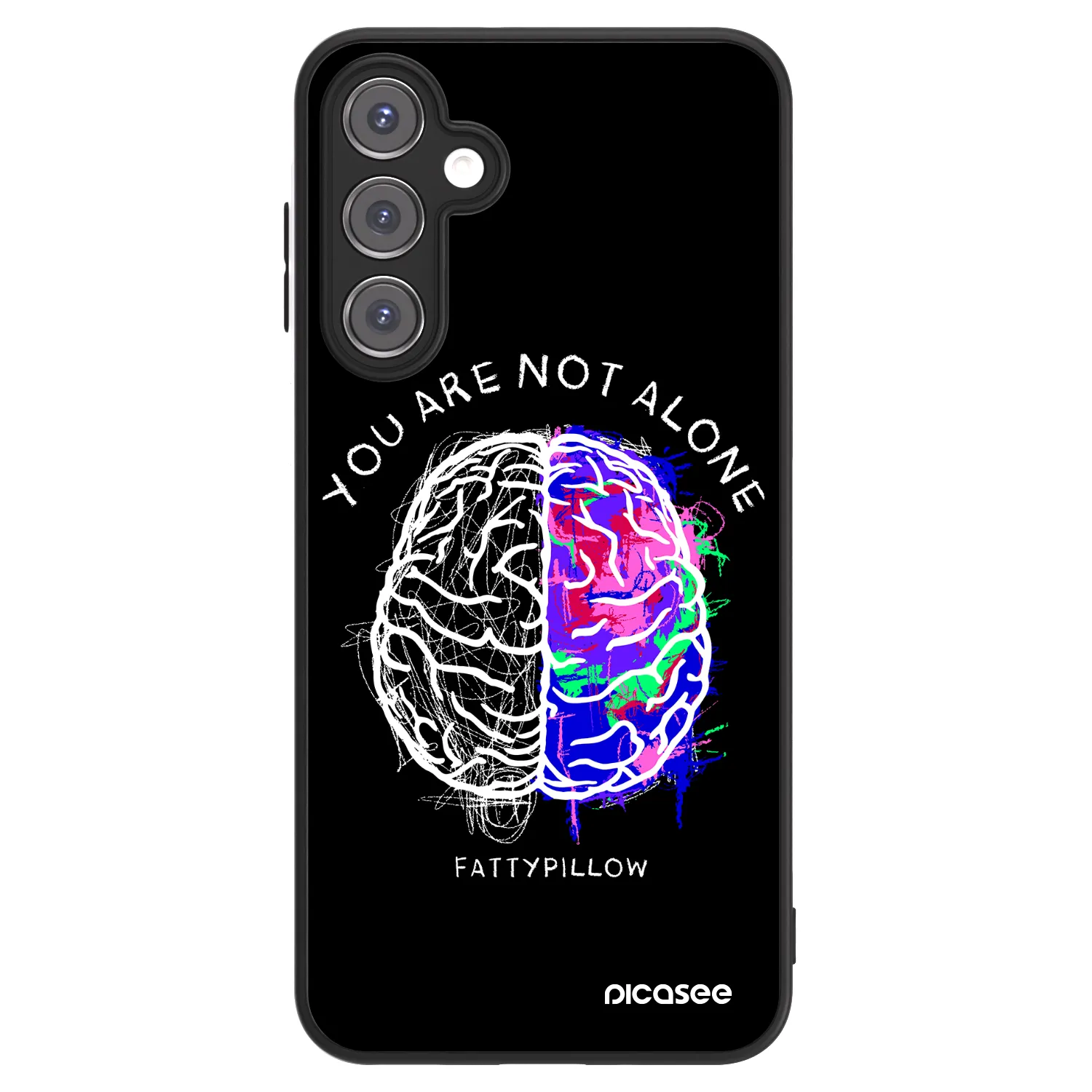 Picasee ULTIMATE CASE pro Samsung Galaxy A16 4G - Brain - White