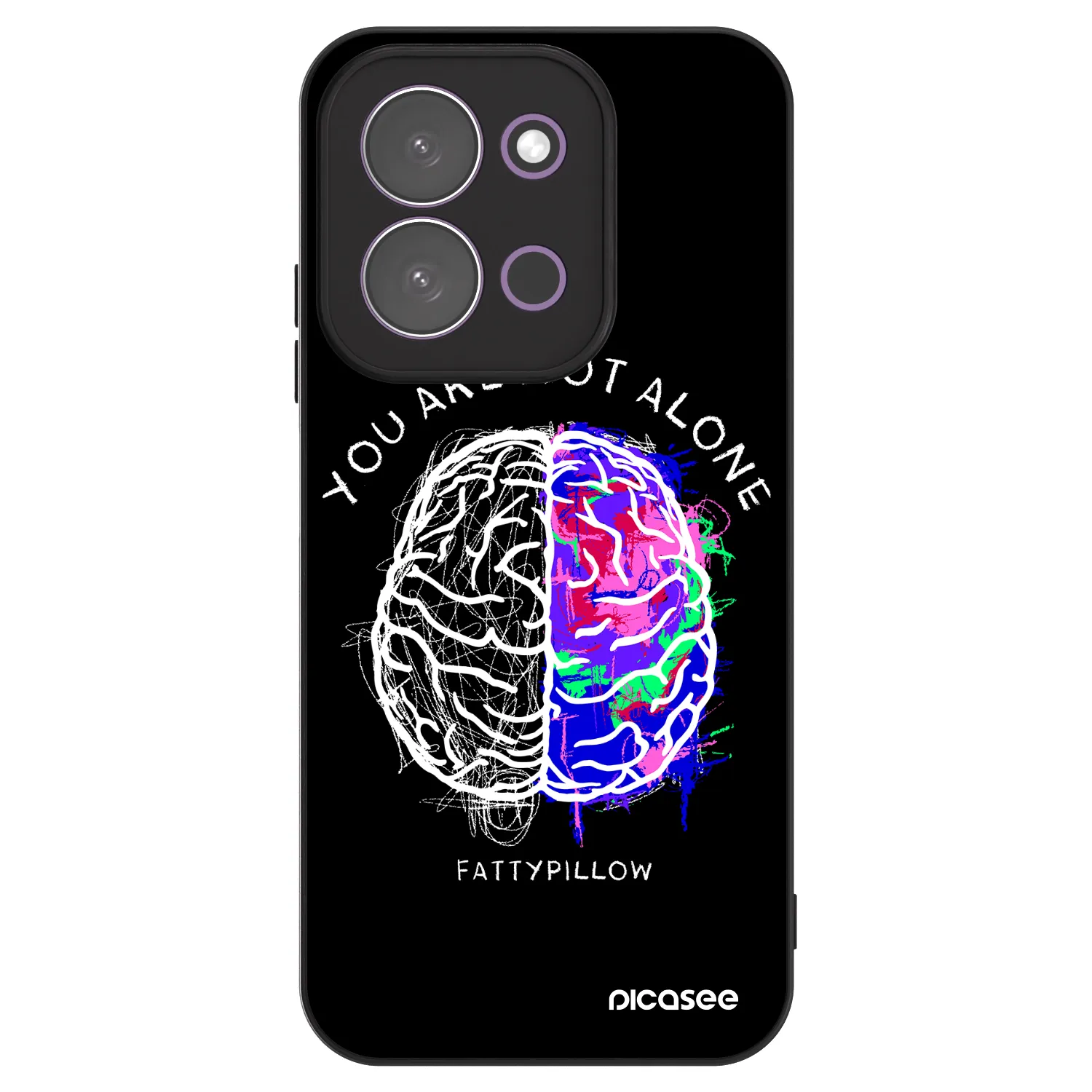 Picasee ULTIMATE CASE pro Xiaomi Redmi 15C 5G - Brain - White