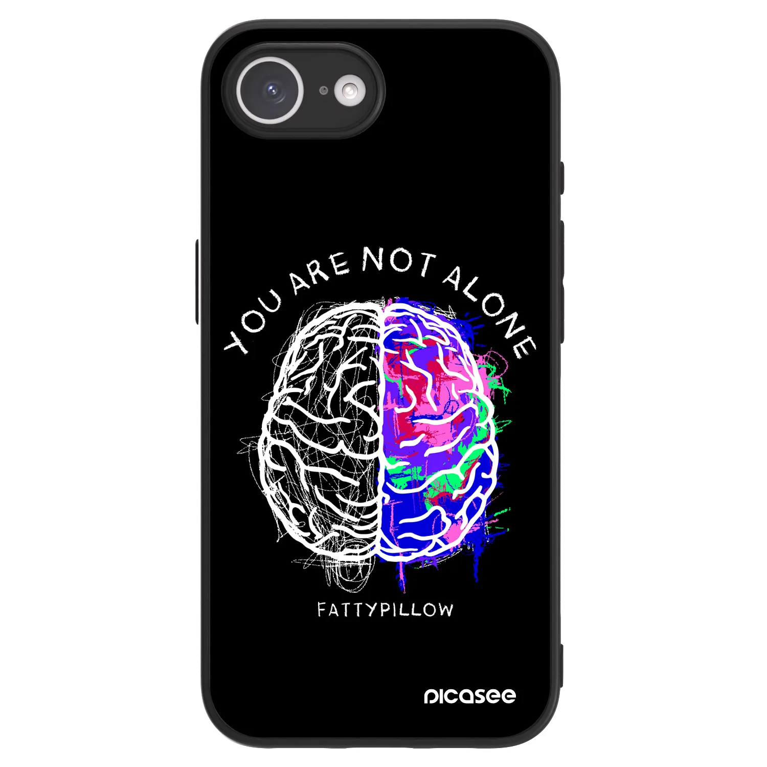 Picasee ULTIMATE CASE pro Apple iPhone 17e - Brain - White