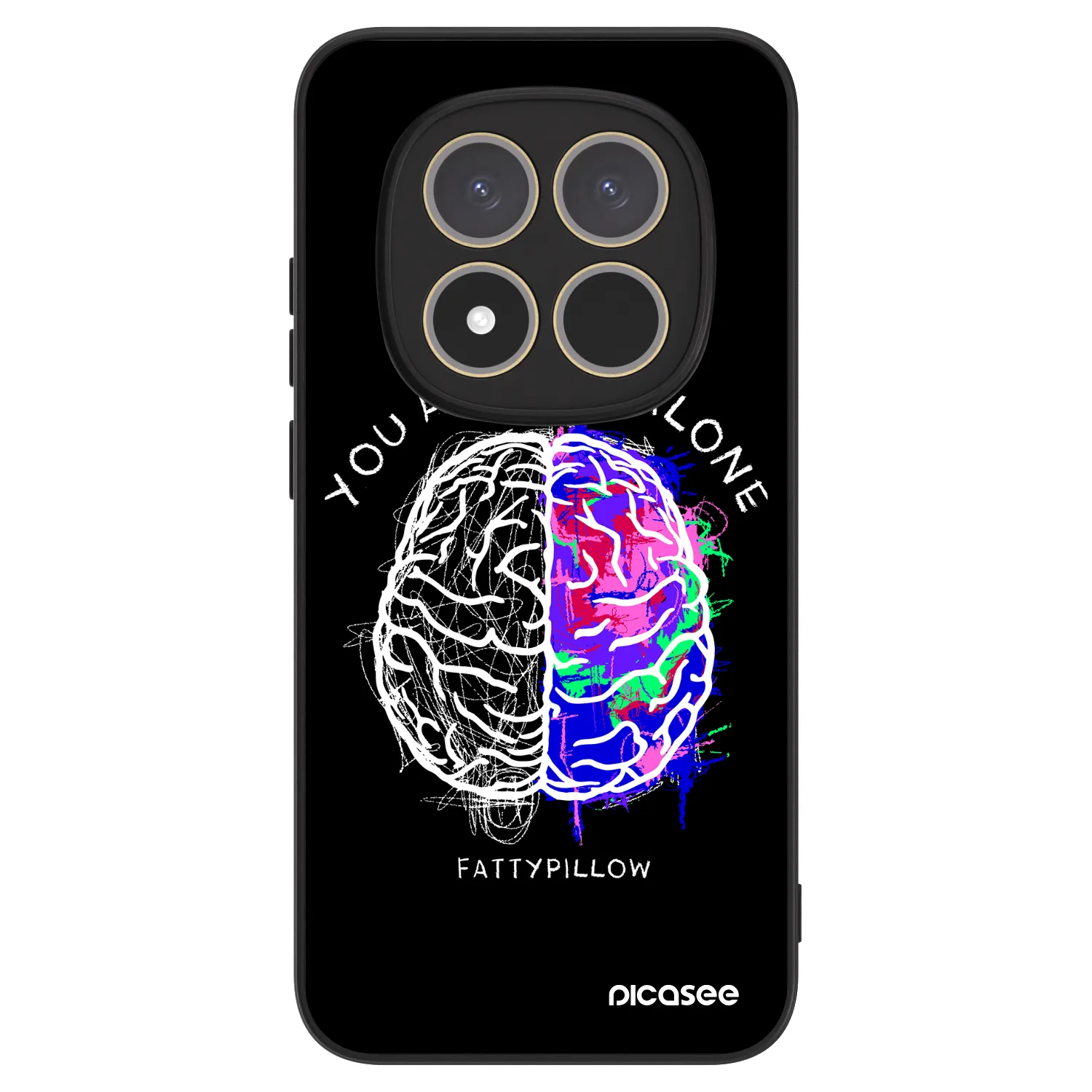 Picasee ULTIMATE CASE pro Xiaomi Redmi Note 15 Pro 5G - Brain - White