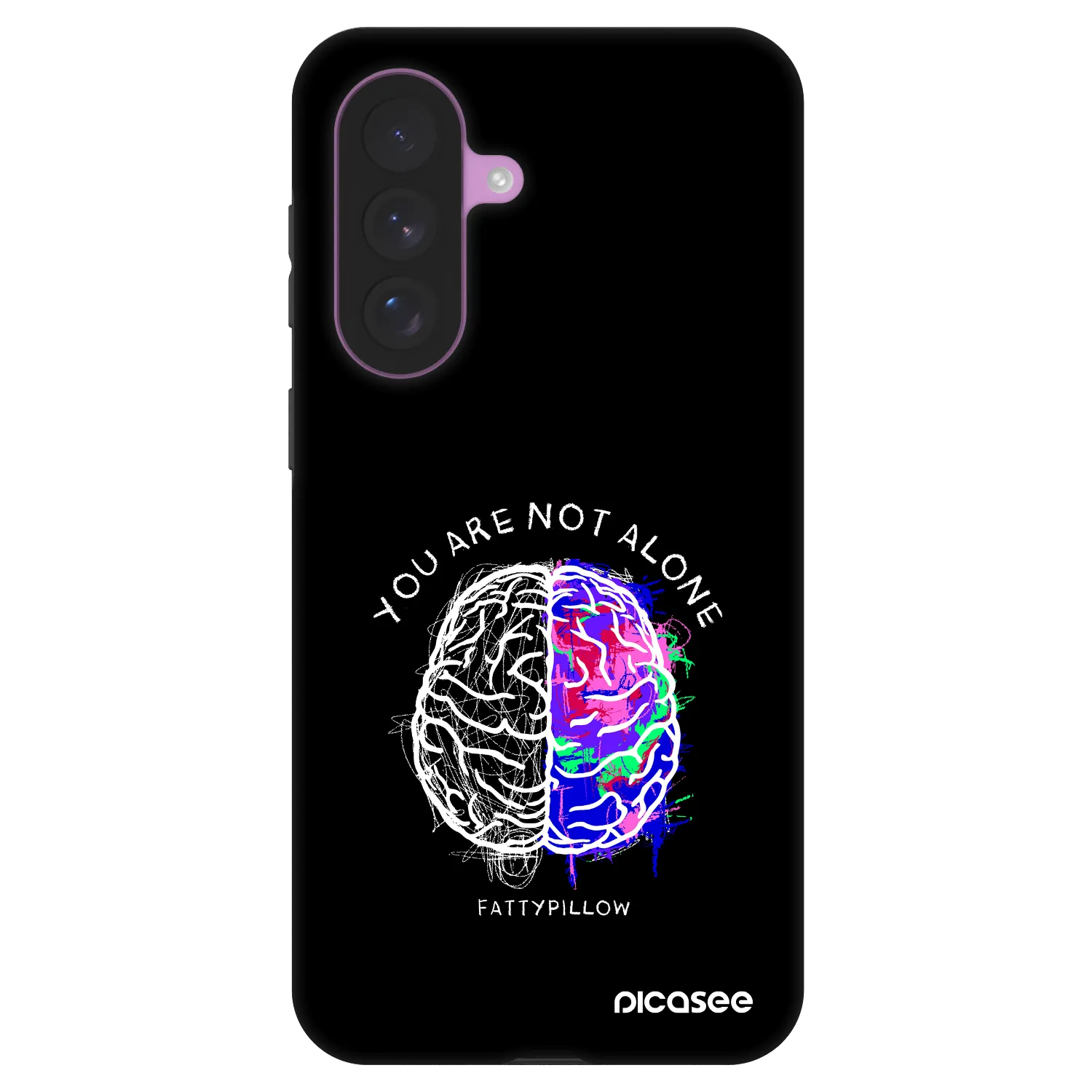 Picasee Fashion Case pre Samsung Galaxy A57 5G - Brain - White