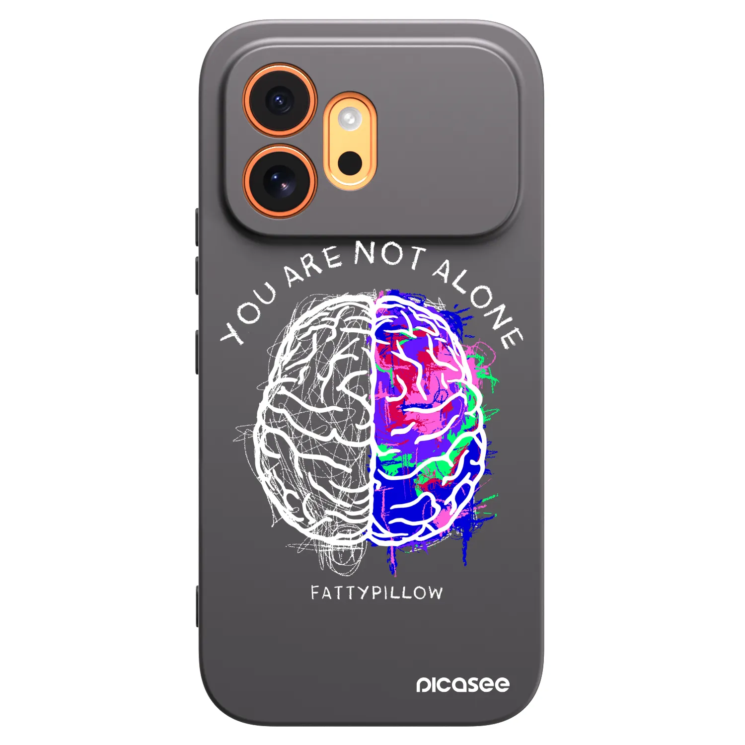 Picasee silikónový čierny obal pre Honor 600 - Brain - White