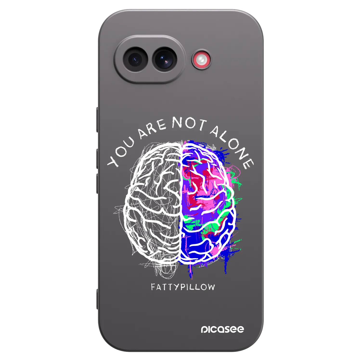 Picasee silikónový čierny obal pre Google Pixel 10a - Brain - White