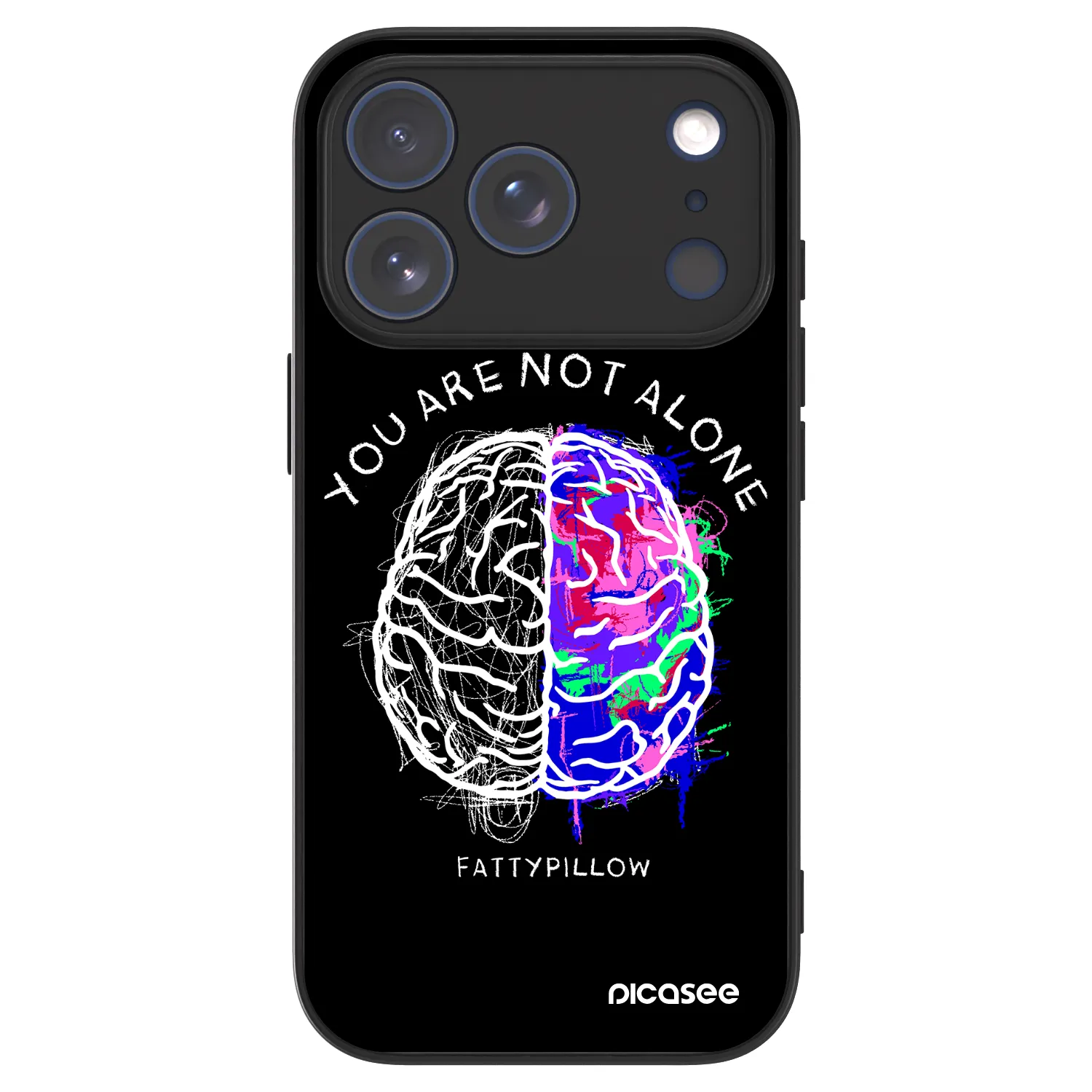 Picasee ULTIMATE CASE pro Apple iPhone 18 Pro - Brain - White