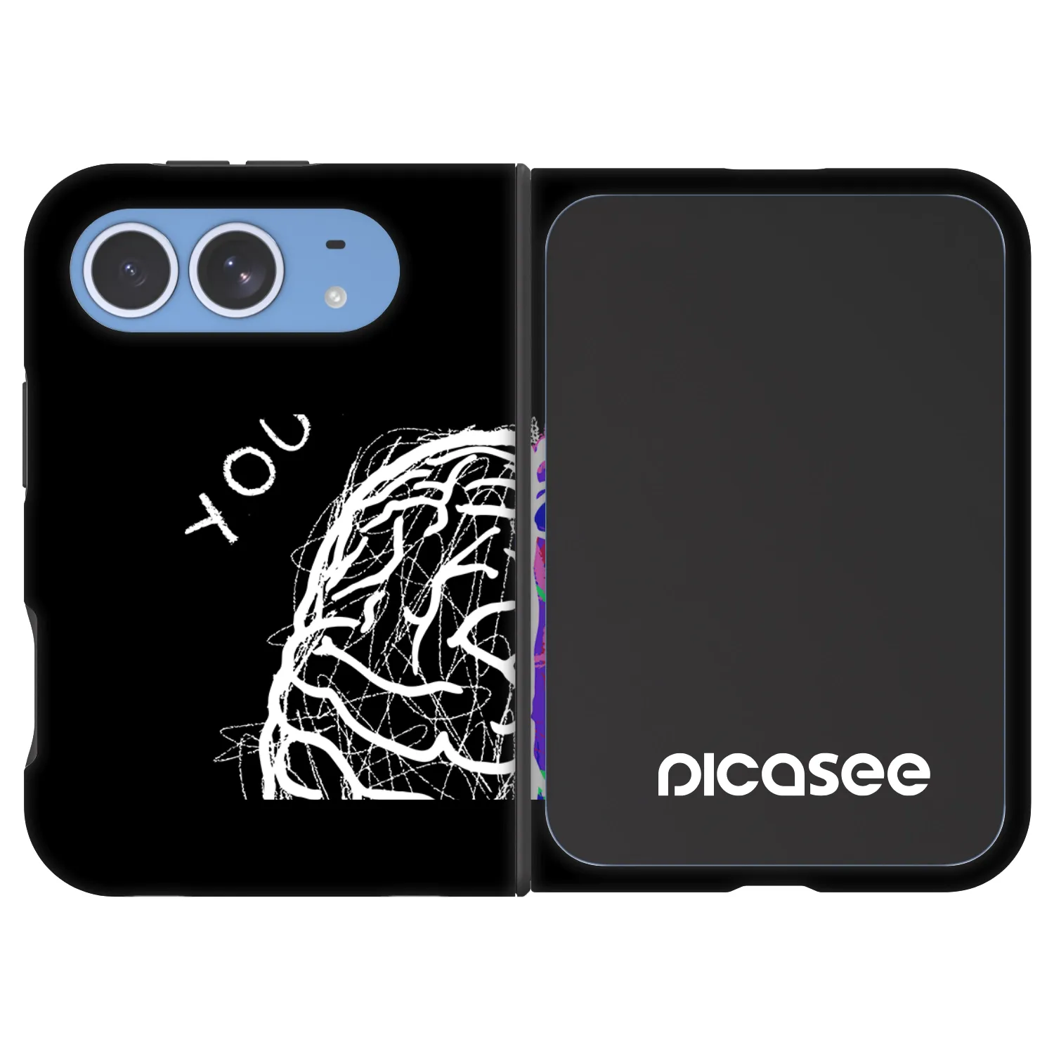 Picasee Fashion Case MagSafe pre Apple iPhone Ultra - Brain - White
