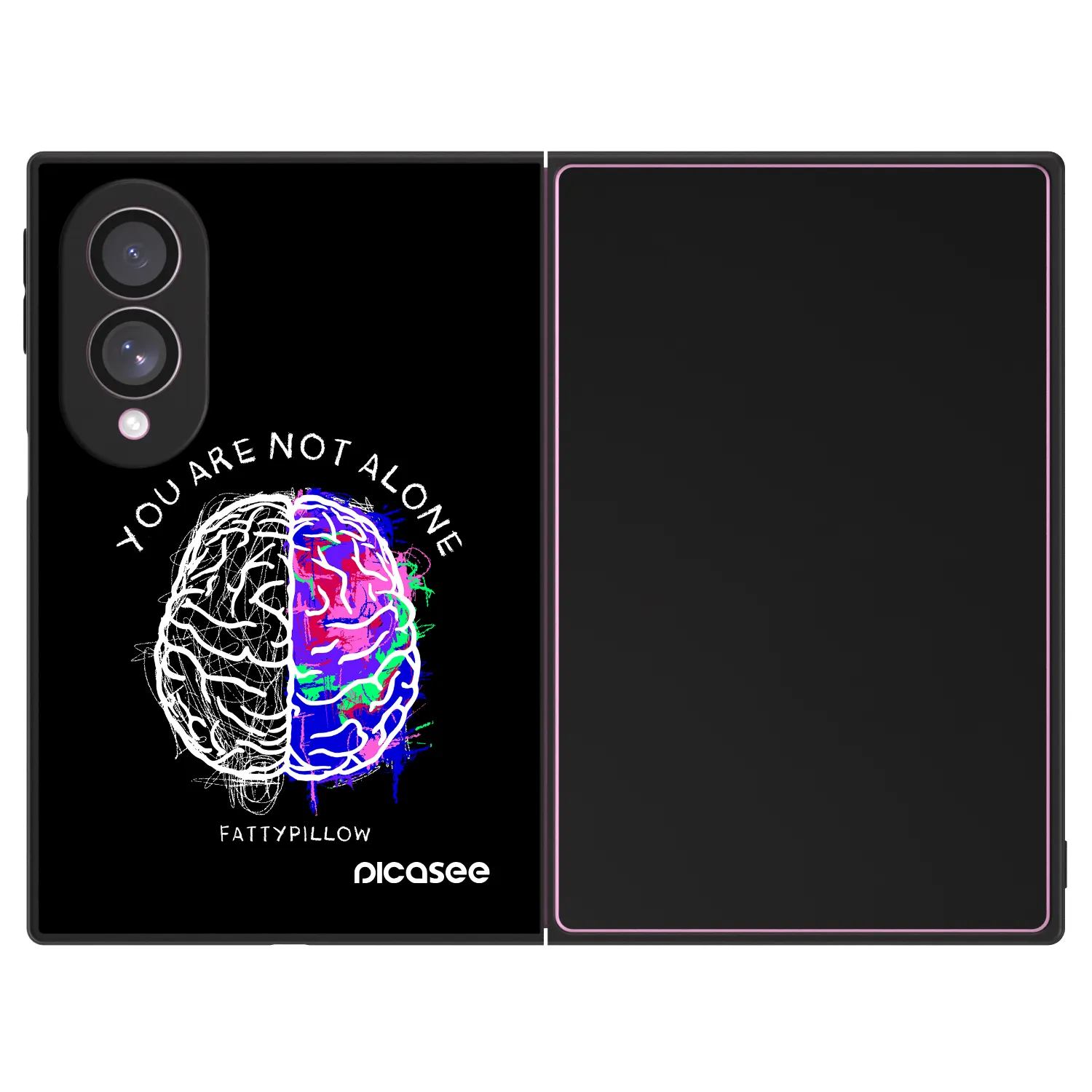 Picasee ULTIMATE CASE pro Samsung Galaxy Z Fold8 5G - Brain - White