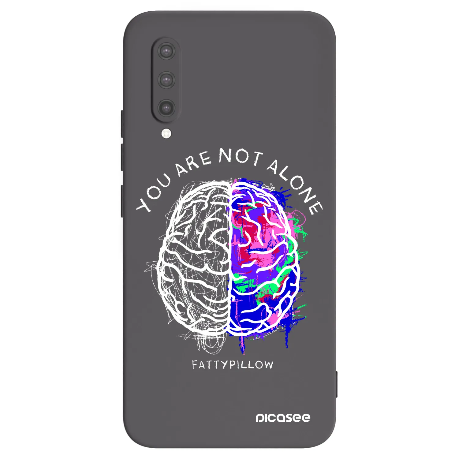 Picasee silikónový čierny obal pre Xiaomi Mi 9 Lite - Brain - White