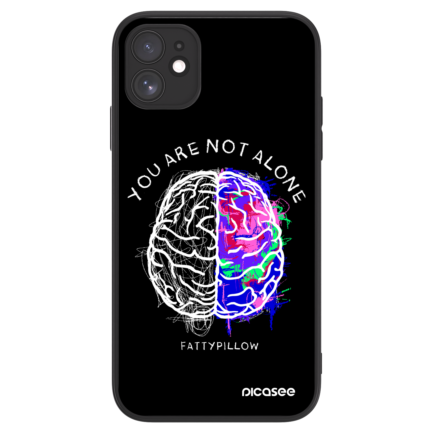 Picasee ULTIMATE CASE pro Apple iPhone 11 - Brain - White