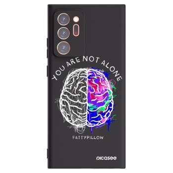 Picasee silikónový čierny obal pre Samsung Galaxy Note 20 Ultra - Brain - White