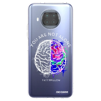 Picasee silikónový prehľadný obal pre Xiaomi Mi 10T Lite - Brain - White