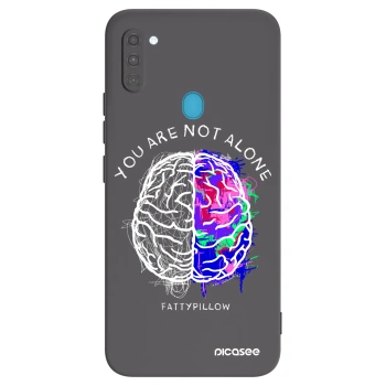 Obal pre Samsung Galaxy M11 - Brain - White