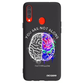 Obal pre Samsung Galaxy A20s - Brain - White