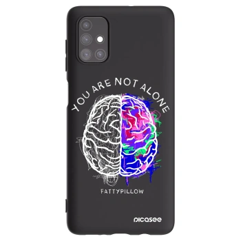 Obal pre Samsung Galaxy M51 M515F - Brain - White