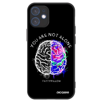 Picasee ULTIMATE CASE pro Apple iPhone 12 mini - Brain - White
