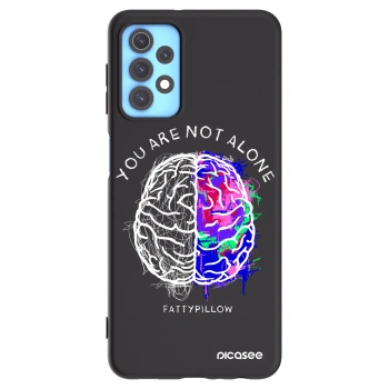 Obal pre Samsung Galaxy A32 4G SM-A325F - Brain - White