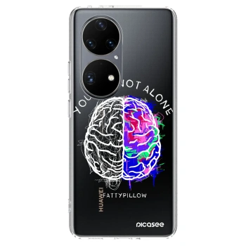 Obal pre Huawei P50 - Brain - White