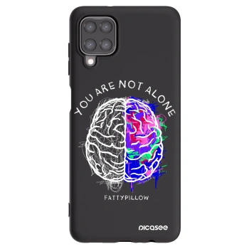 Picasee silikónový čierny obal pre Samsung Galaxy M12 M127F - Brain - White