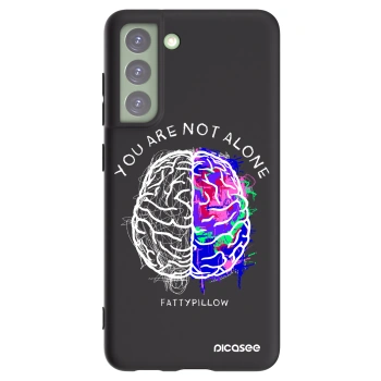 Picasee silikónový čierny obal pre Samsung Galaxy S21 FE 5G - Brain - White