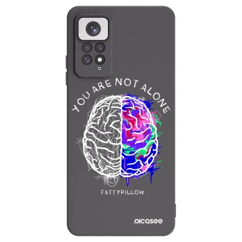Picasee silikónový čierny obal pre Xiaomi Redmi Note 11 - Brain - White