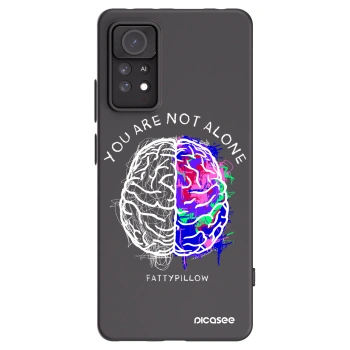 Picasee silikónový čierny obal pre Xiaomi Redmi Note 11 Pro - Brain - White