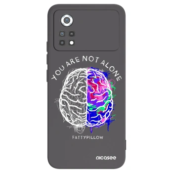 Picasee silikónový čierny obal pre Xiaomi Poco X4 Pro 5G - Brain - White