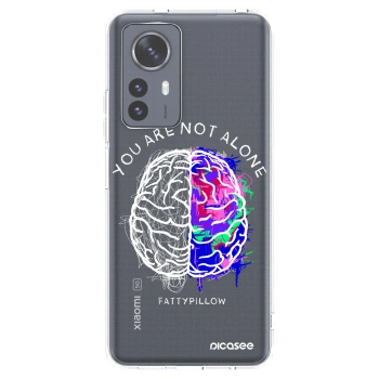 Picasee silikónový prehľadný obal pre Xiaomi 12 Pro - Brain - White