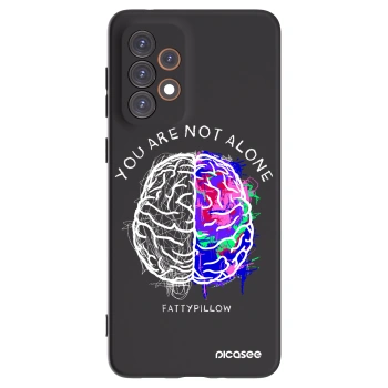 Picasee silikónový čierny obal pre Samsung Galaxy A33 5G A336 - Brain - White