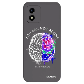 Picasee silikónový čierny obal pre Vivo Y01 - Brain - White