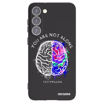Picasee silikónový čierny obal pre Samsung Galaxy S23+ 5G - Brain - White