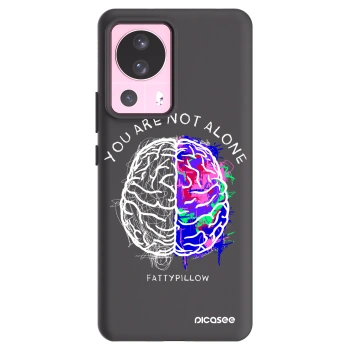 Picasee silikónový čierny obal pre Xiaomi 13 Lite - Brain - White