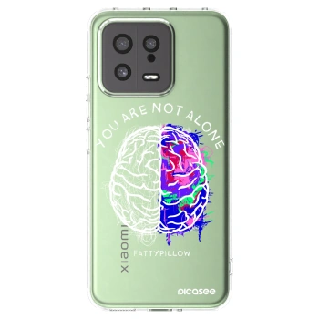 Picasee silikónový prehľadný obal pre Xiaomi 13 - Brain - White