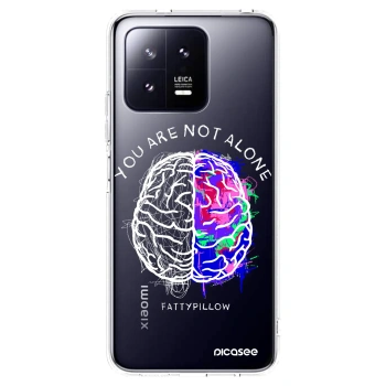 Picasee silikónový prehľadný obal pre Xiaomi 13 Pro - Brain - White
