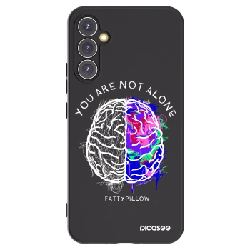 Picasee silikónový čierny obal pre Samsung Galaxy A34 5G A346B - Brain - White