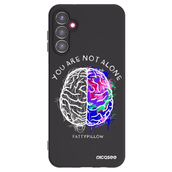 Picasee silikónový čierny obal pre Samsung Galaxy A14 5G A146P - Brain - White