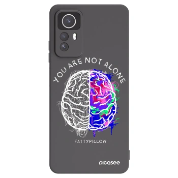 Picasee silikónový čierny obal pre Xiaomi Redmi Note 12S - Brain - White