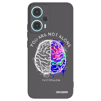 Picasee silikónový čierny obal pre Xiaomi Poco F5 - Brain - White