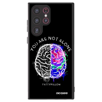 Picasee ULTIMATE CASE PowerShare pro Samsung Galaxy S22 Ultra 5G - Brain - White