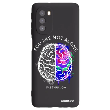 Obal pre Motorola Moto G51 - Brain - White