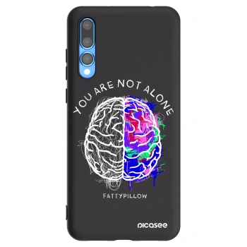 Picasee silikónový čierny obal pre Huawei P20 Pro - Brain - White