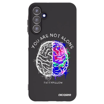 Picasee silikónový čierny obal pre Samsung Galaxy A15 A156B 5G - Brain - White