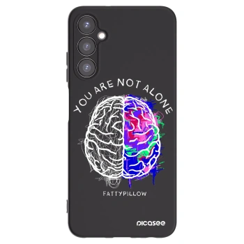 Picasee silikónový čierny obal pre Samsung Galaxy A05s A057G - Brain - White