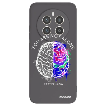 Picasee silikónový čierny obal pre Realme 12 Pro 5G - Brain - White